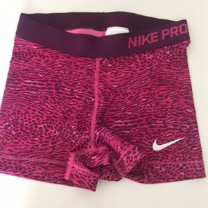 Nike pro printed spandex